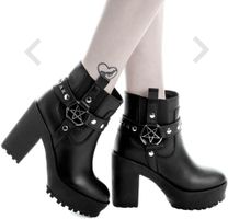 Bottines à plateforme Killstar - Winona western boots