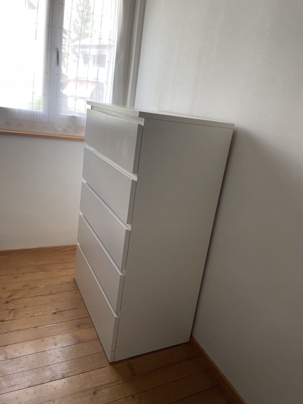 Ikea Cassettiere: MALM Kommode mit 6 Schubladen, weiss, 80x123 cm – Usato da Wädenswil venduto da giuliademarco 1