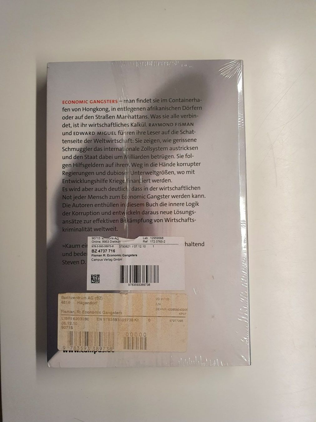 Livres: Buch: Economic Gansters – Neuf avec emballage d'origine à Wohlen AG par Leu024 1