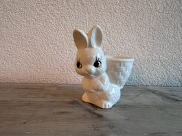 Coquetier céramique en forme de lapin