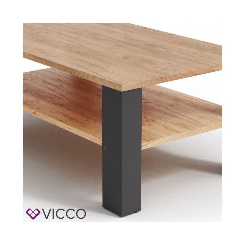Tavoli: Couchtisch Beistelltisch - Anthrazit/Sandeiche - Sofatisch – Nuovo e nell'imballaggio originale da Wallenwil venduto da toesstal-vertrieb 5