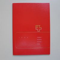 1992: Jahrbuch mit ET-Halbmond-Stempel, günstig !