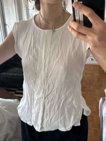 Woman White Blouse - Elegantes Hemd