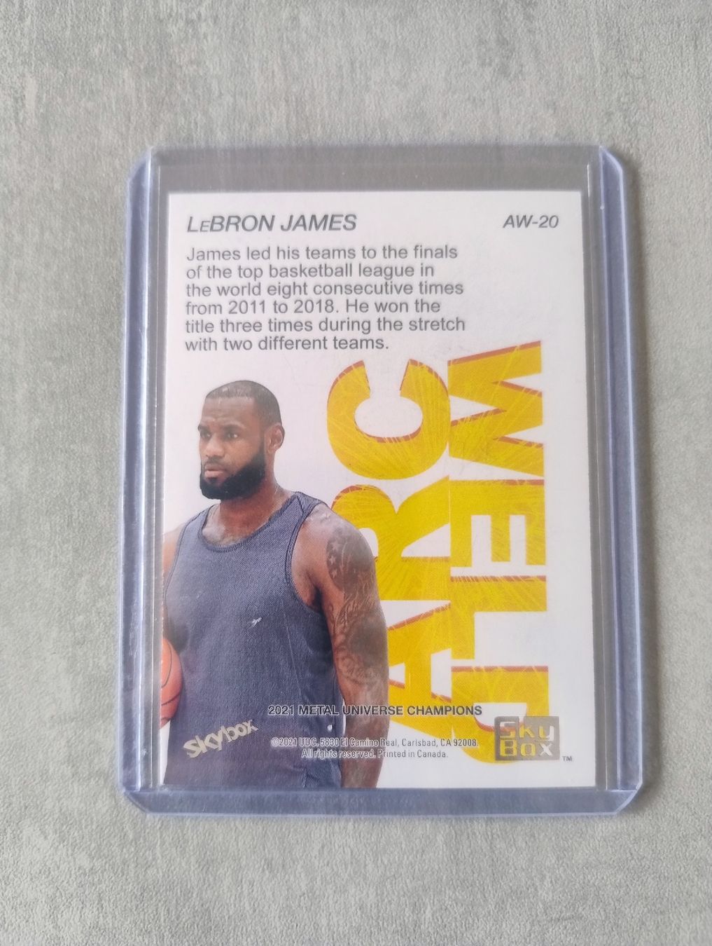 Nba Sammelbilder & Trading cards: NBA Skybox Metal Lebron James ARC – Neu (gemäss Beschreibung) aus Martigny von jul_7s5x 2