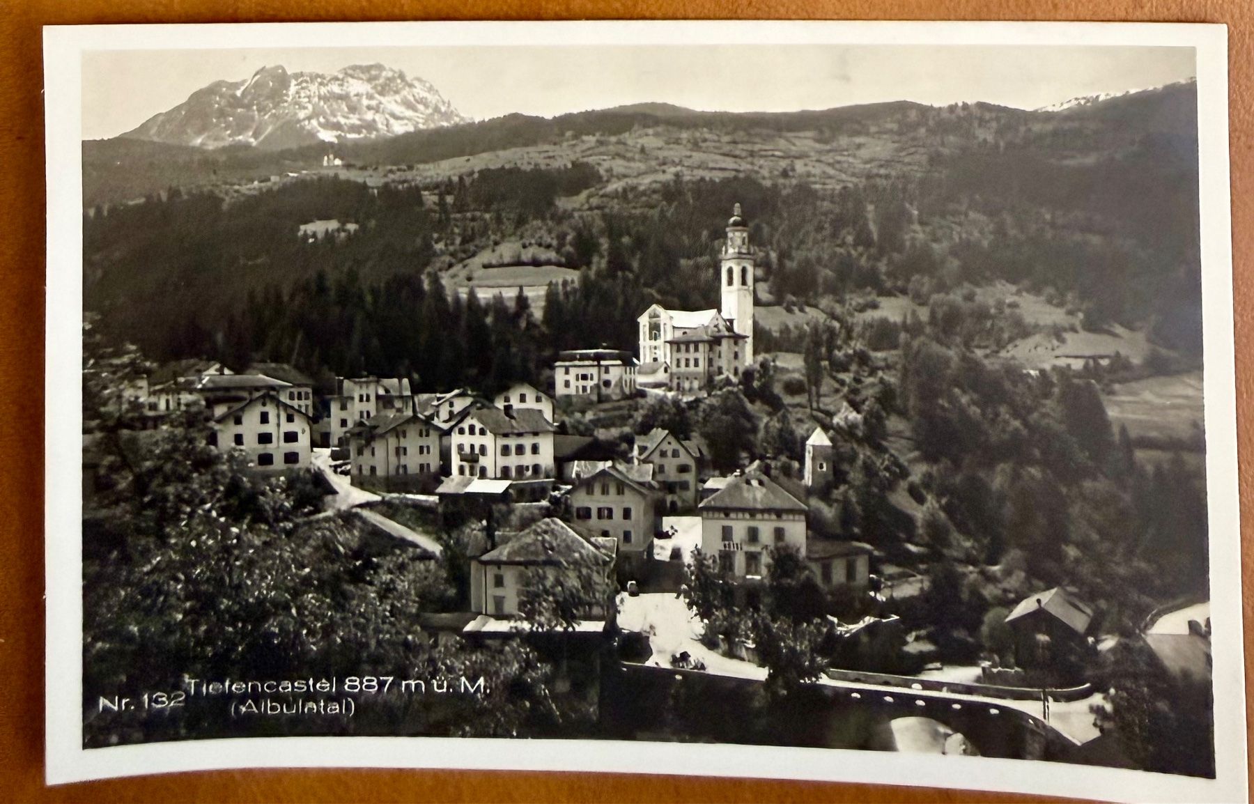 Ansichtskarten: Tiefencastel - (Albulatal) 1937 – Gebraucht aus Lutry von Ediego