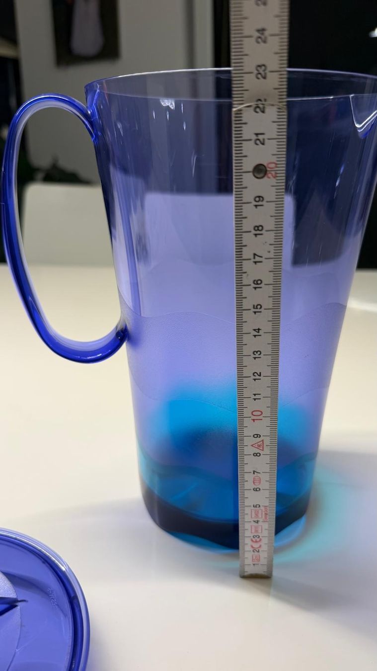 Tupperware Karaffen: Tupperware Eleganuia Krug blau mit Deckel  – Gebraucht aus Krauchthal von SamsPuce 2