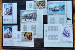MONACO  coins datés neufs **, 1988