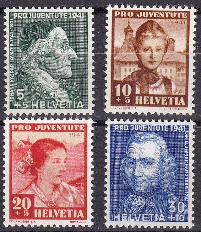 Alle Briefmarken: Pro Juventute, 1941, postfrisch** – Neu (gemäss Beschreibung) aus Lupfig von lubor