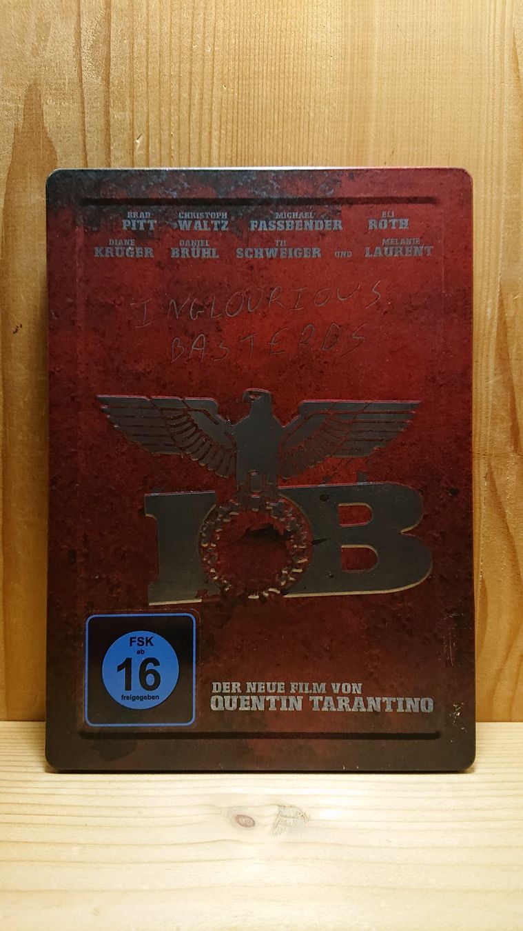 Alle DVDs: INGLOURIOUS BASTERDS DVD Steelbook – Gebraucht aus Wilderswil von Exebub