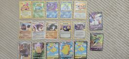 17 cartes Pokémon 25ème anniversaire