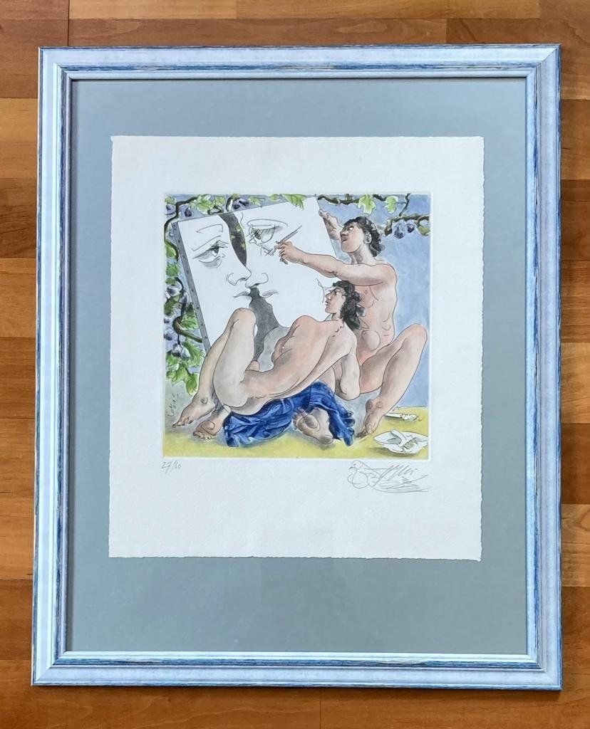 Grafica & Litografie: Hans Erni, Farbradierung – Nuovo (secondo la descrizione) da Einsiedeln venduto da artgallery59 1