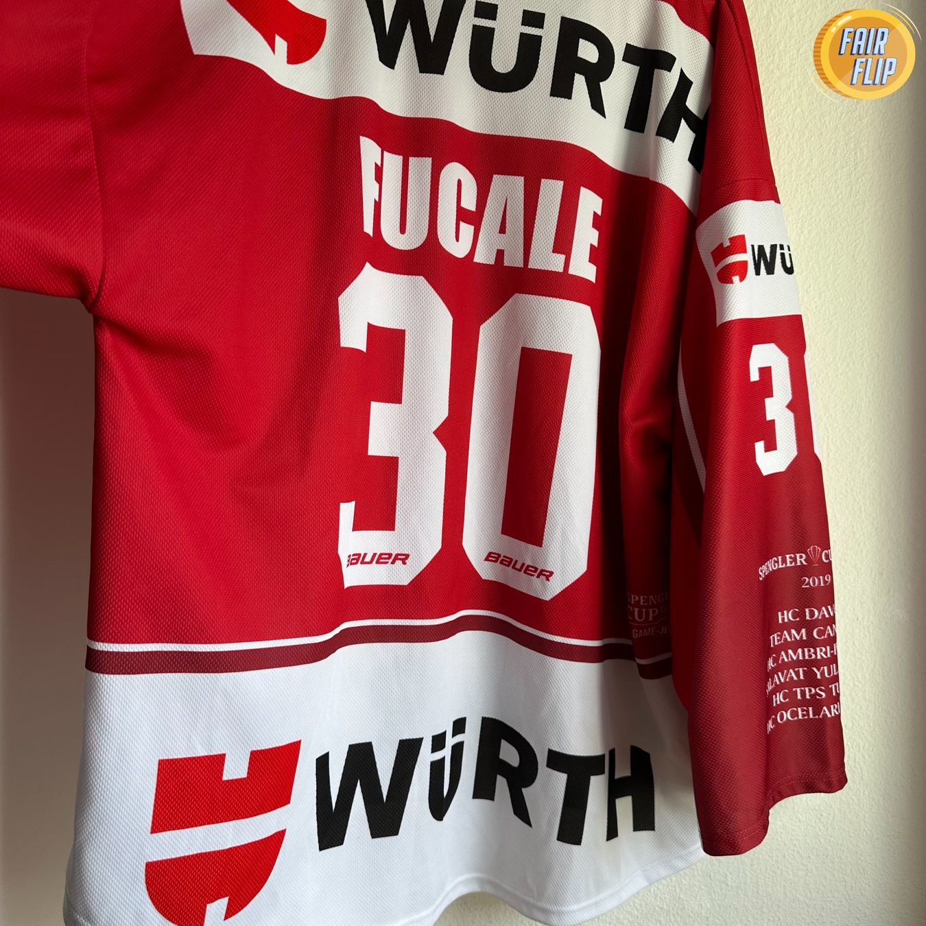 Canottiere & Pantaloni: Kanada Spengler Cup Trikot Fucale – Usato da Luzern venduto da fairflip 4