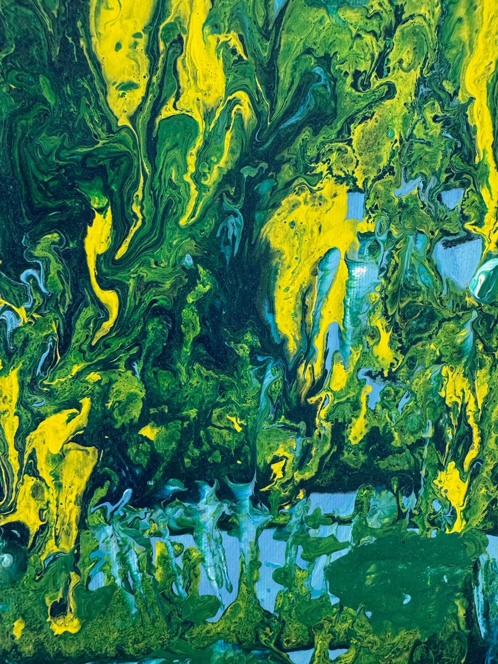 Dipinti: Ölbild 60 x 60 cm "Das grüne Wunder" – Usato da Kirchdorf AG venduto da coco123 1