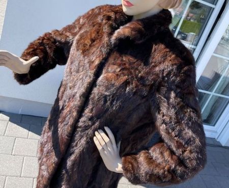 Manteau femme en fourrure de vison 40-42