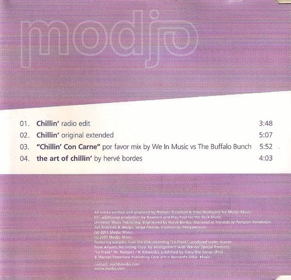 CDs: MODJO (CD-Maxi) Chillin'  NEUWERTIG – Neu (gemäss Beschreibung) aus Zürich von Tarafo5 1