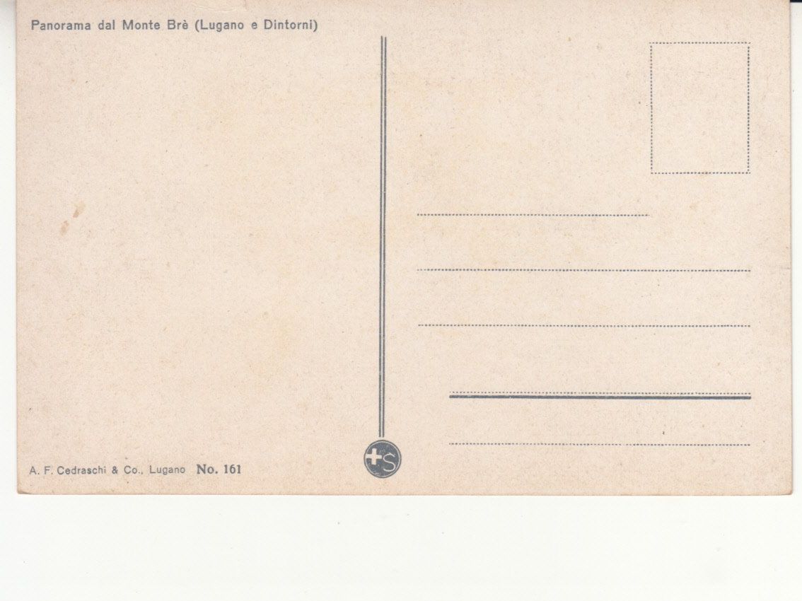 Cartes postales: Monte Brè ca. 1910 – D'occasion à Bürglen TG par StampGraf 1