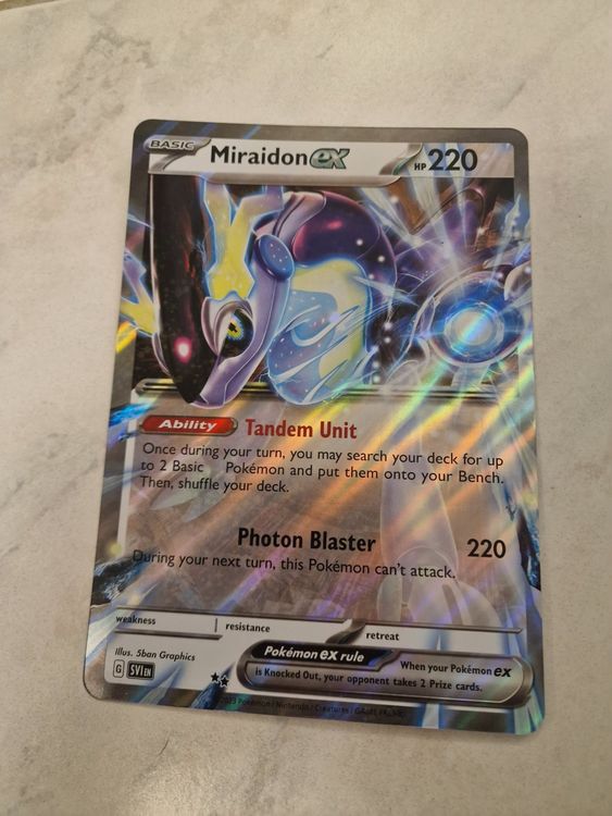 Pokemon Miraidon ex XXL Karte Promo Kaufen auf Ricardo