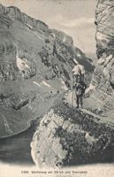 Säntisweg am strich und seealpsee