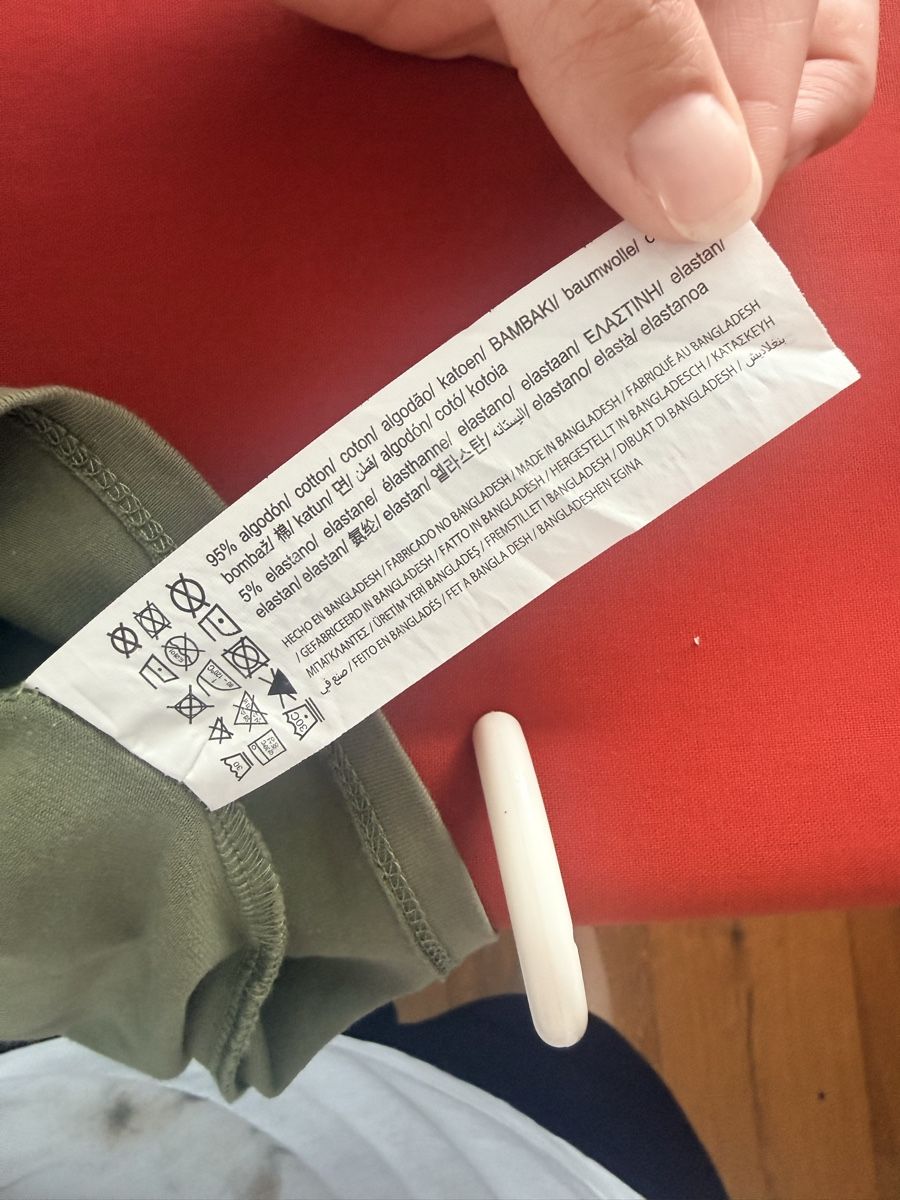 Pull&Bear Kleider: Pull&Bear Kleid khaki, Grösse S, NEU, Baumwolle – Neu (gemäss Beschreibung) aus Einsiedeln von important__ 3