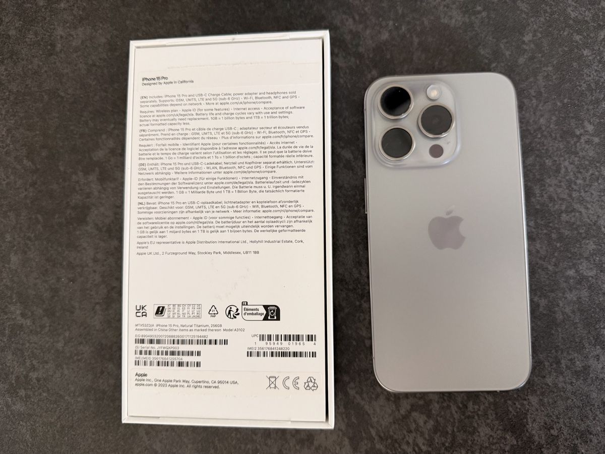Apple Handys / Smartphones: iPhone 15 Pro, 256 GB, guter Zustand – Gebraucht aus Berikon von nathalie810 2