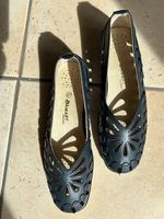 chaussures marines, cuir, neuves T37,5 - 38