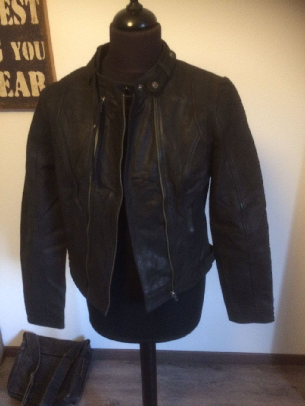 Vero Moda Giacche: Mega coole VERO MODA Echt-Lederjacke,  (Gr. L, eher M) – Nuovo (secondo la descrizione) da Neu St. Johann venduto da seerose63 1