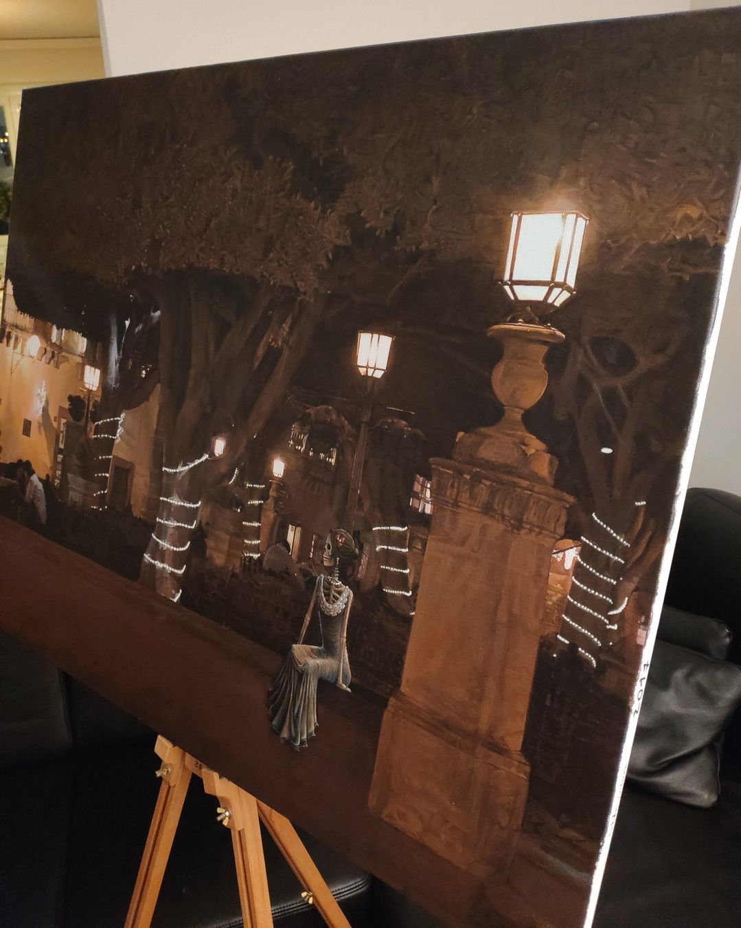 Gemälde: Acrylgemälde auf Leinwand "Salida nocturna" – Neu (gemäss Beschreibung) aus Greifensee von fran_cois 8