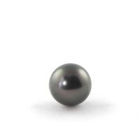 Perlen Lightgrey / 5mm rund / 4Stk