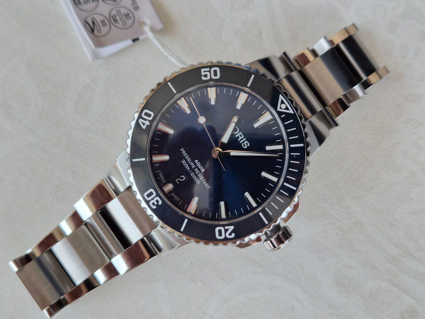 Oris Montres: Oris Aquis Date – Neuf avec emballage d'origine à Chabrey par Horology 4