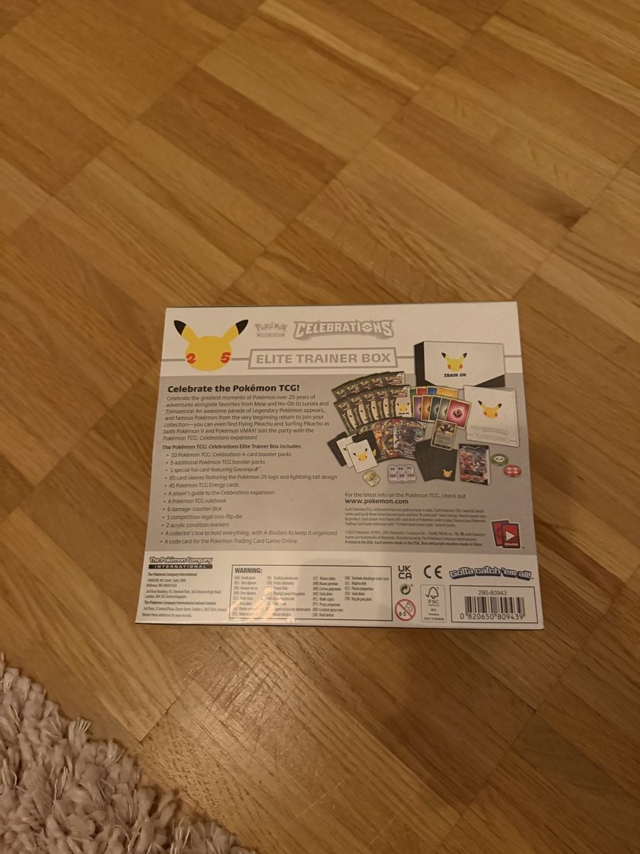 Pokémon Carte collezionabili: 25 celebrations Elite Trainer Box EN – Nuovo e nell'imballaggio originale da Wetzikon ZH venduto da Fab_g8hs 2