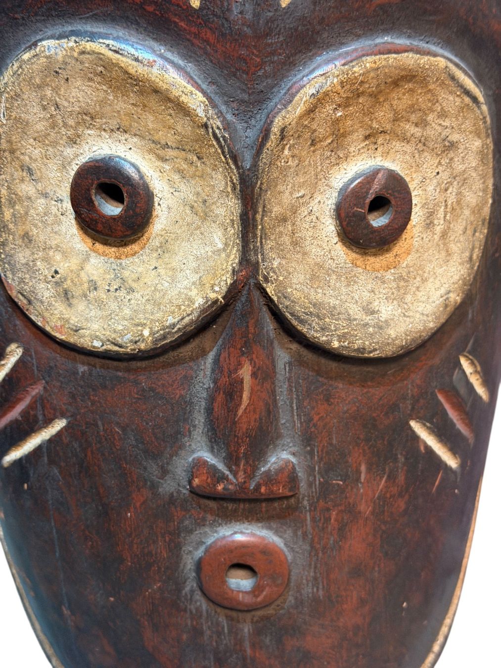 Internationale Kunst: Grand masque africain Yoruba authentique, Nigeria – Gebraucht aus Morges von vintix 5