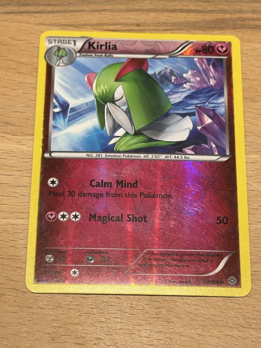 Pokémon Carte collezionabili: Kirlia Reverse 53/98 EN – Usato da Conthey venduto da Vswissplugs.com