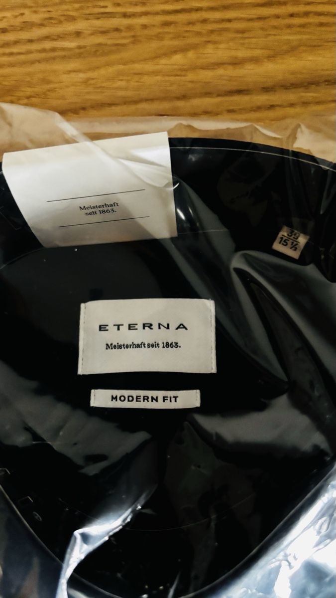 Eterna Camicie: Eterna Anzugshemd Navy blau neu – Nuovo e nell'imballaggio originale da Uster venduto da uai_g6vh 2