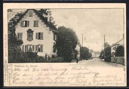 Pfäffikon /Zürich, Strassenpartie in d