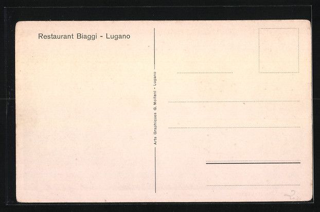 Cartoline postali: Lugano, Restaurant Biaggi, Innenansicht – Usato da Berlin venduto da bartko-reher 1
