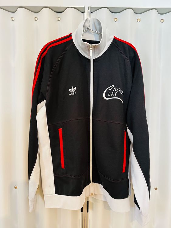 RARE ADIDAS Cassius Clay Ali Retro jacket Schwarz L Kaufen auf Ricardo