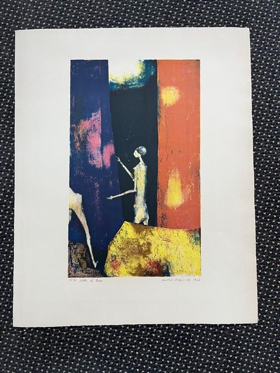 Grafica & Litografie: MICHELE MAINOLI LITHOGRAPHIE SIGNIERT  NUMMERIERT – Usato da Gersau venduto da grafik-kunst 1