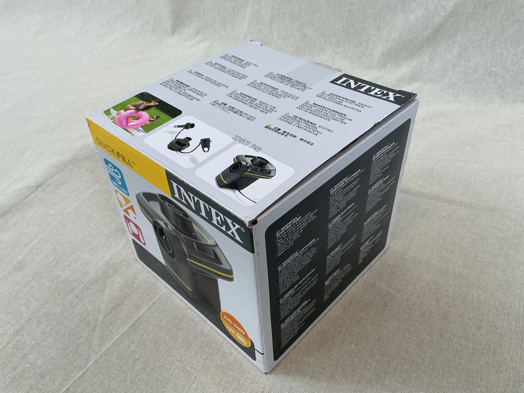 Intex Accessori per Piscine: INTEX Quick-Fill elektrische Luftpumpe – Nuovo (secondo la descrizione) da Richterswil venduto da Restwert_Richterswil 7