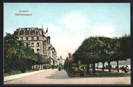 Luzern, Hotel National am Nationalquai