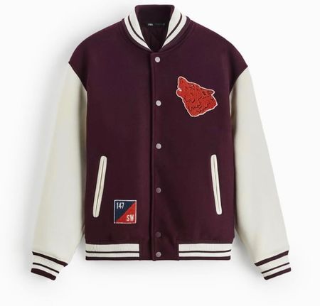 Trendige College Jacke, ZARA Gr. L, Top Zustand