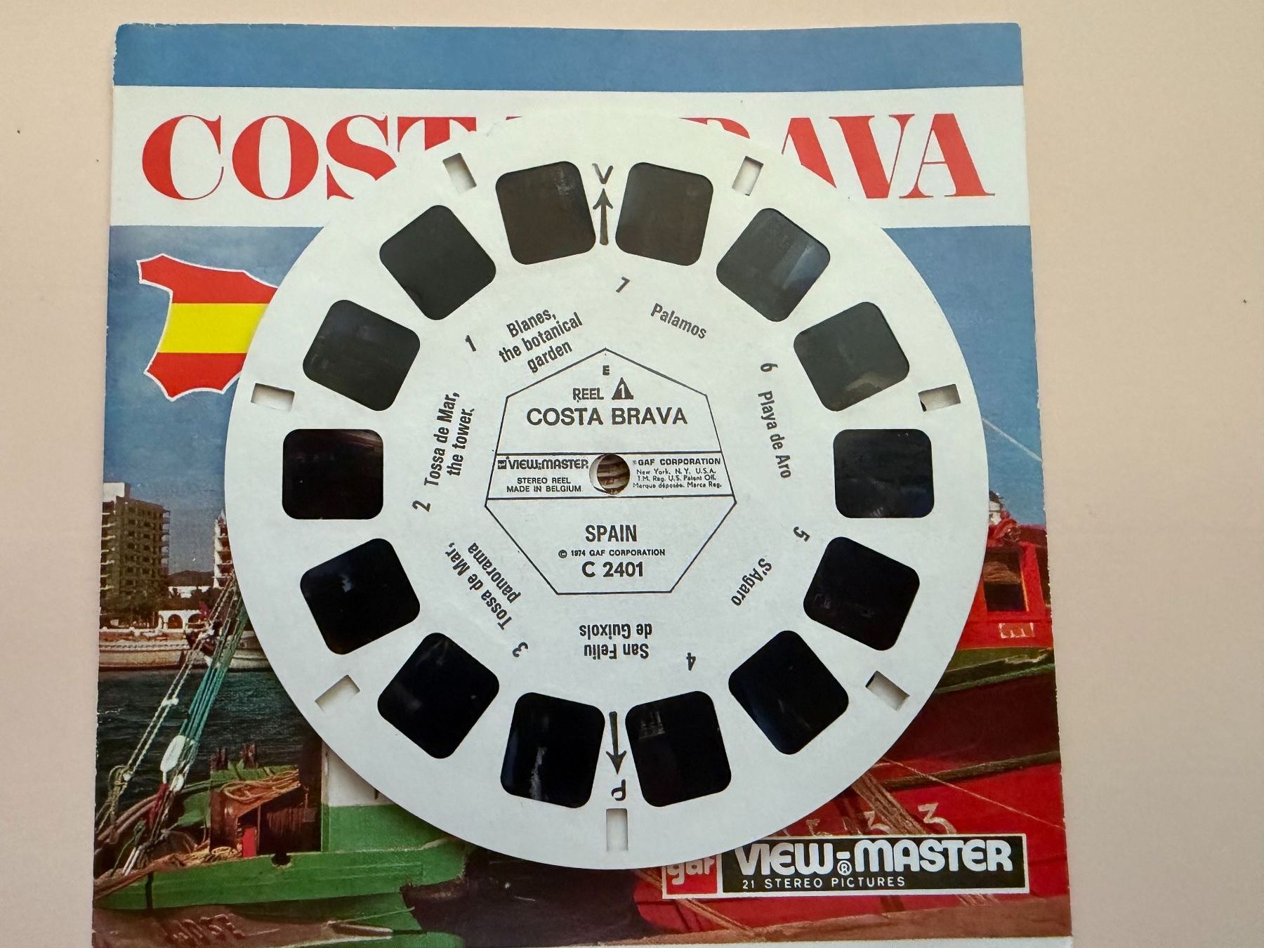 View-master Giocattoli: View-Master 3D:Nr. C 240 COSTA BRAVA SPAIN – Usato da Tegerfelden venduto da siebenmacky 2