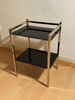 MID CENTURY - Beistelltisch - Glass / Chrom - guter Zustand