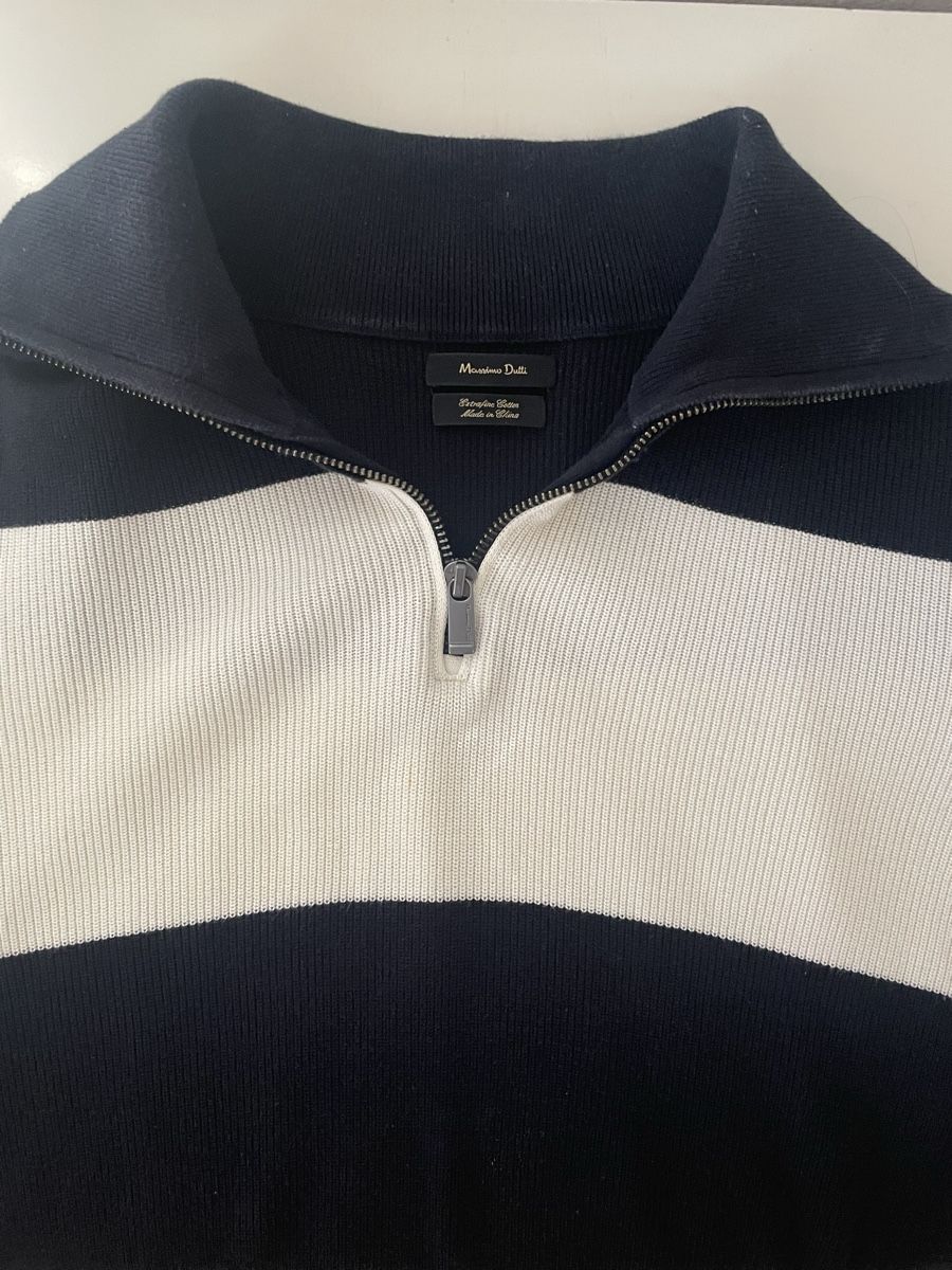 Massimo Dutti Maglioni & Felpe: Pullover Massimo Dutti gestreift mit Reissverschluss Gr. M – Usato da Adliswil venduto da maximiliann