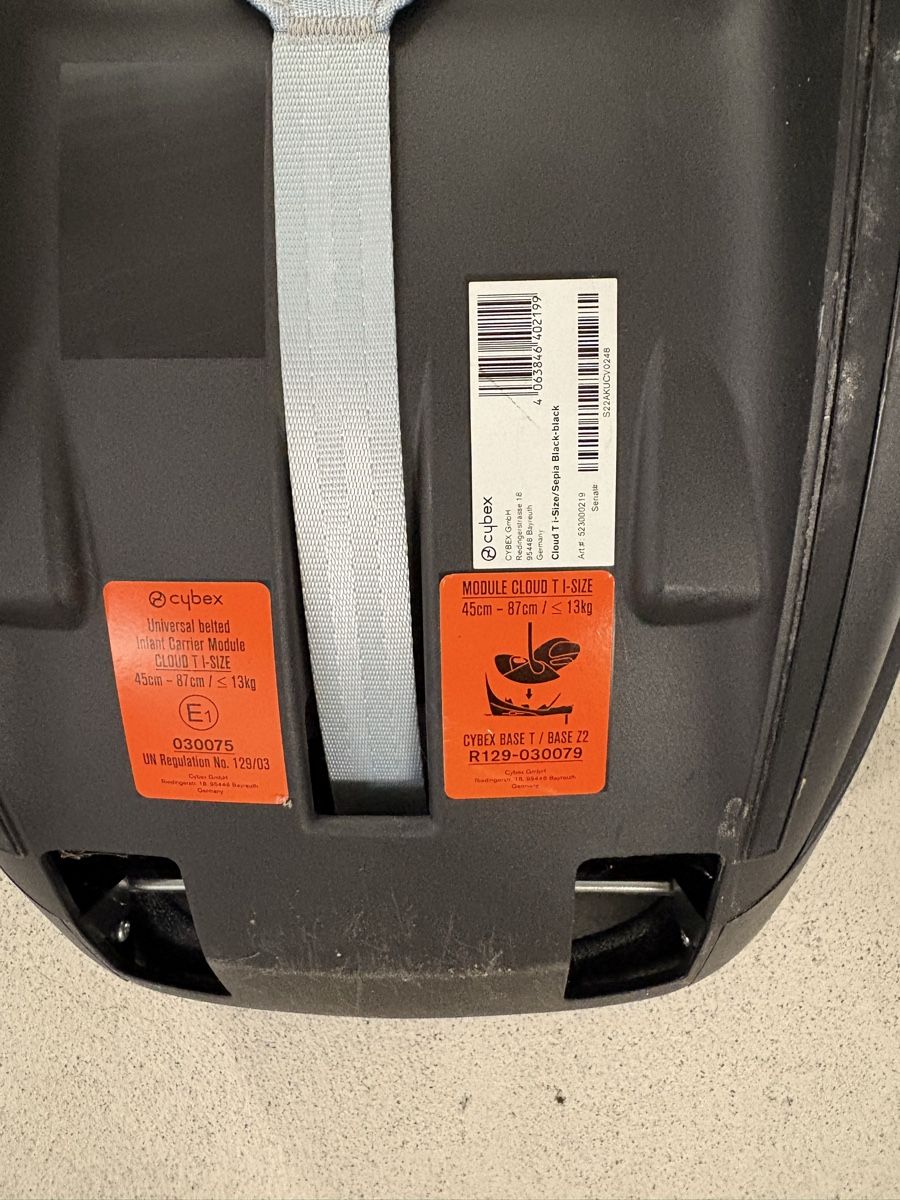 Cybex Auto-Kindersitze: Cybex Cloud T i-Size Kleinkind Auto Sitz Schwarz – Gebraucht aus Richterswil von tiz_vln2 2