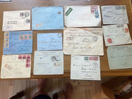 Konvolut Briefe international historisch mit Briefmarken200