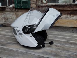 Sena Specter Smart Motorrad-Klapphelm, weiss glanz,gebraucht