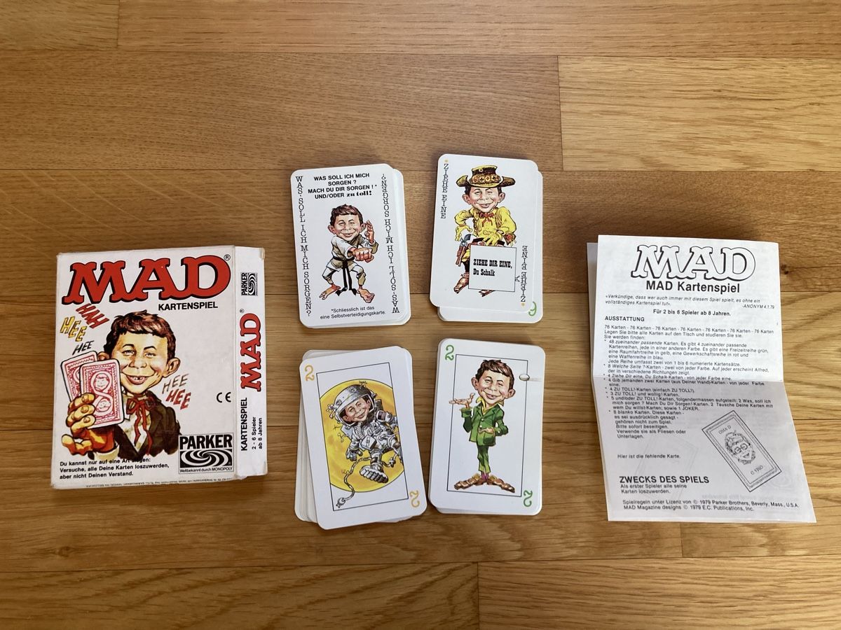 Parker Giochi: MAD Kartenspiel original – Nuovo (secondo la descrizione) da Burgdorf venduto da Jointler 3
