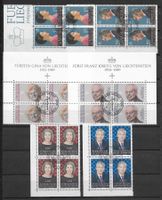 1984-1991: Liechtenstein 3 Viererblocks Serie ET