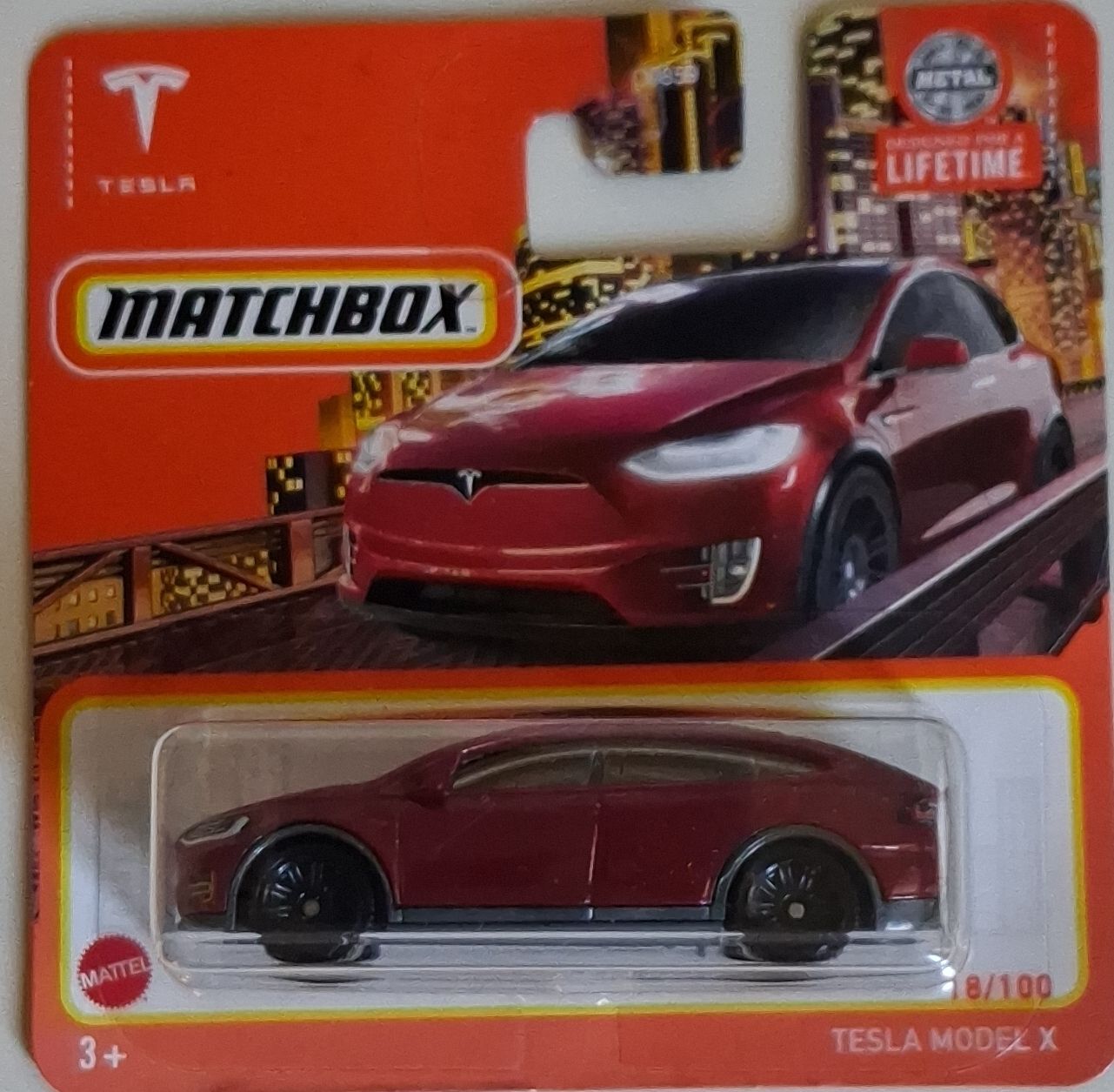 Matchbox Voitures modèles: Matchbox Tesla Model X - Rot, Neu – Neuf avec emballage d'origine à Dietikon par RevoPlay