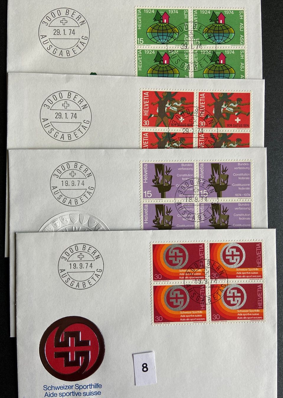 Alle Briefmarken: Lot ET FDC Briefe – Gebraucht aus Böckten von Hansi36 3